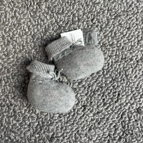 Bonpoint cashmere booties NEW